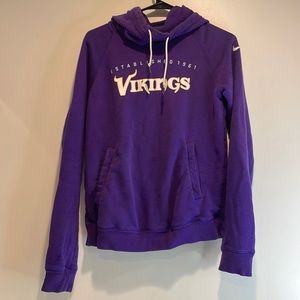 Nike purple hoodie. Has a hole in sleeve.